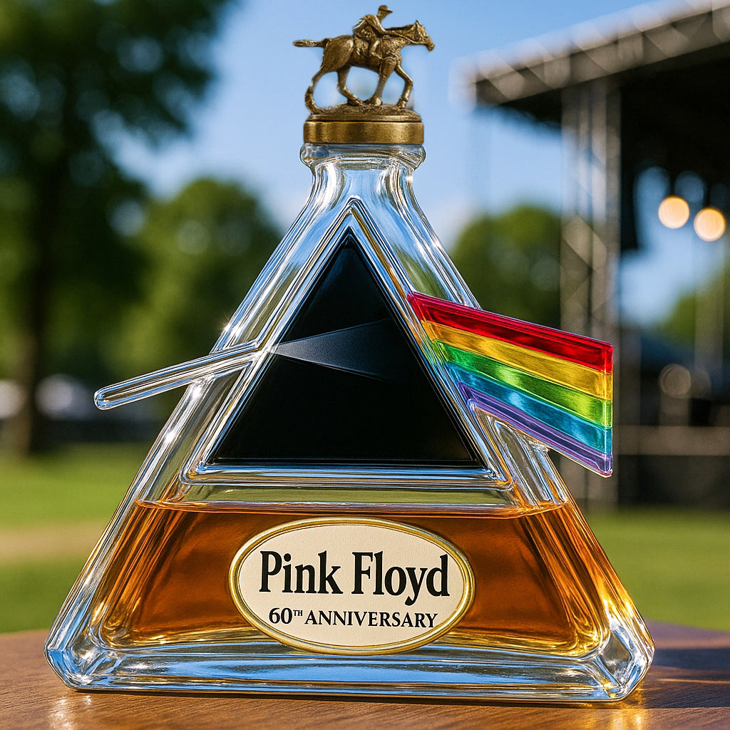 š„Limited EditionšPink Floyd 60th Anniversary Commemorative Whiskey Bottle