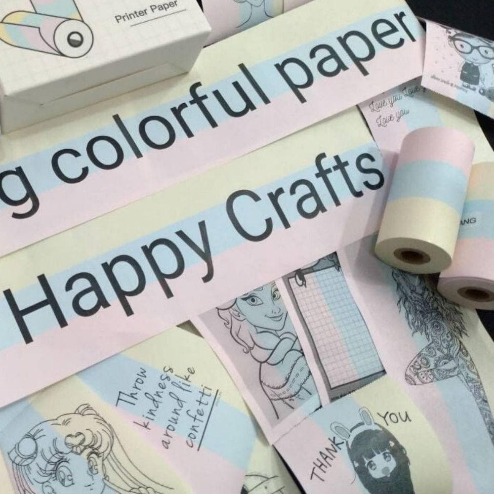 PoooliPaper Rainbow 3 Rolls