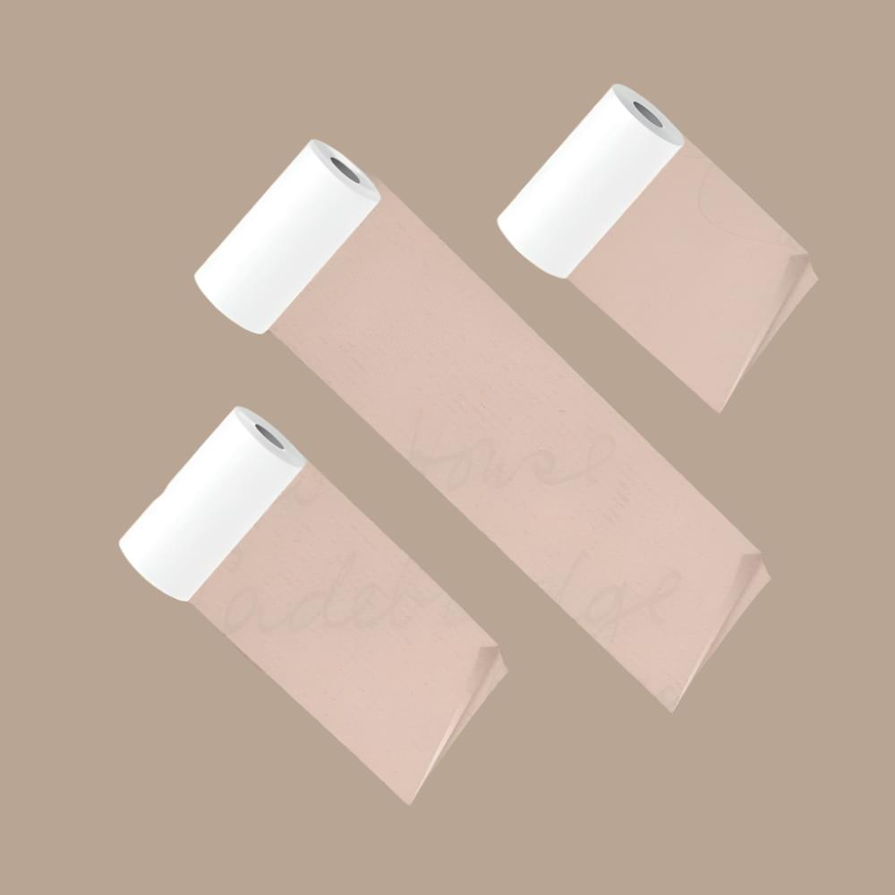 PoooliPaper Sticky Semi-Transparent Paper 1 Roll (or 3 Rolls)