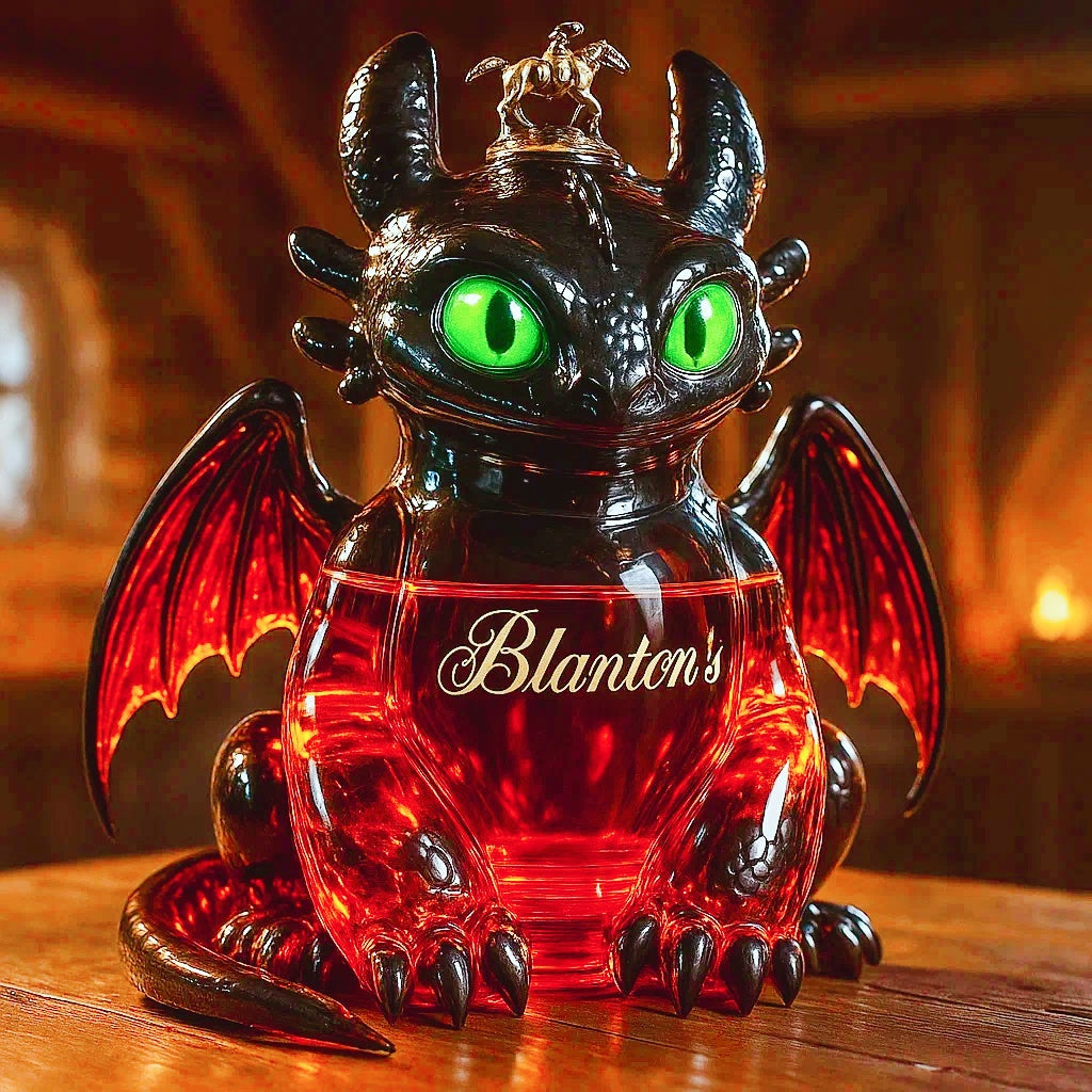 🔥Limited Edition🎁Toothless Collector's Edition Whiskey Decanter