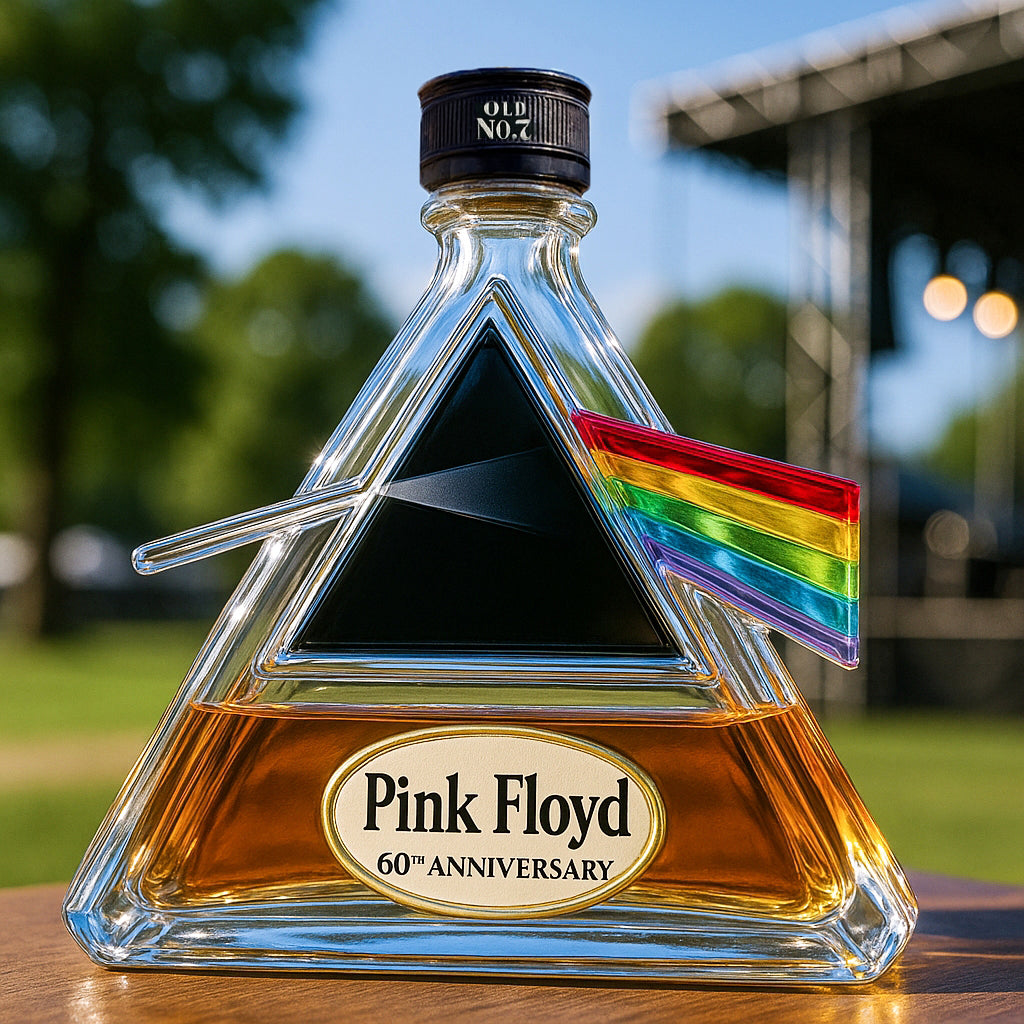 🔥Limited Edition🎁Pink Floyd 60th Anniversary Commemorative Whiskey Bottle