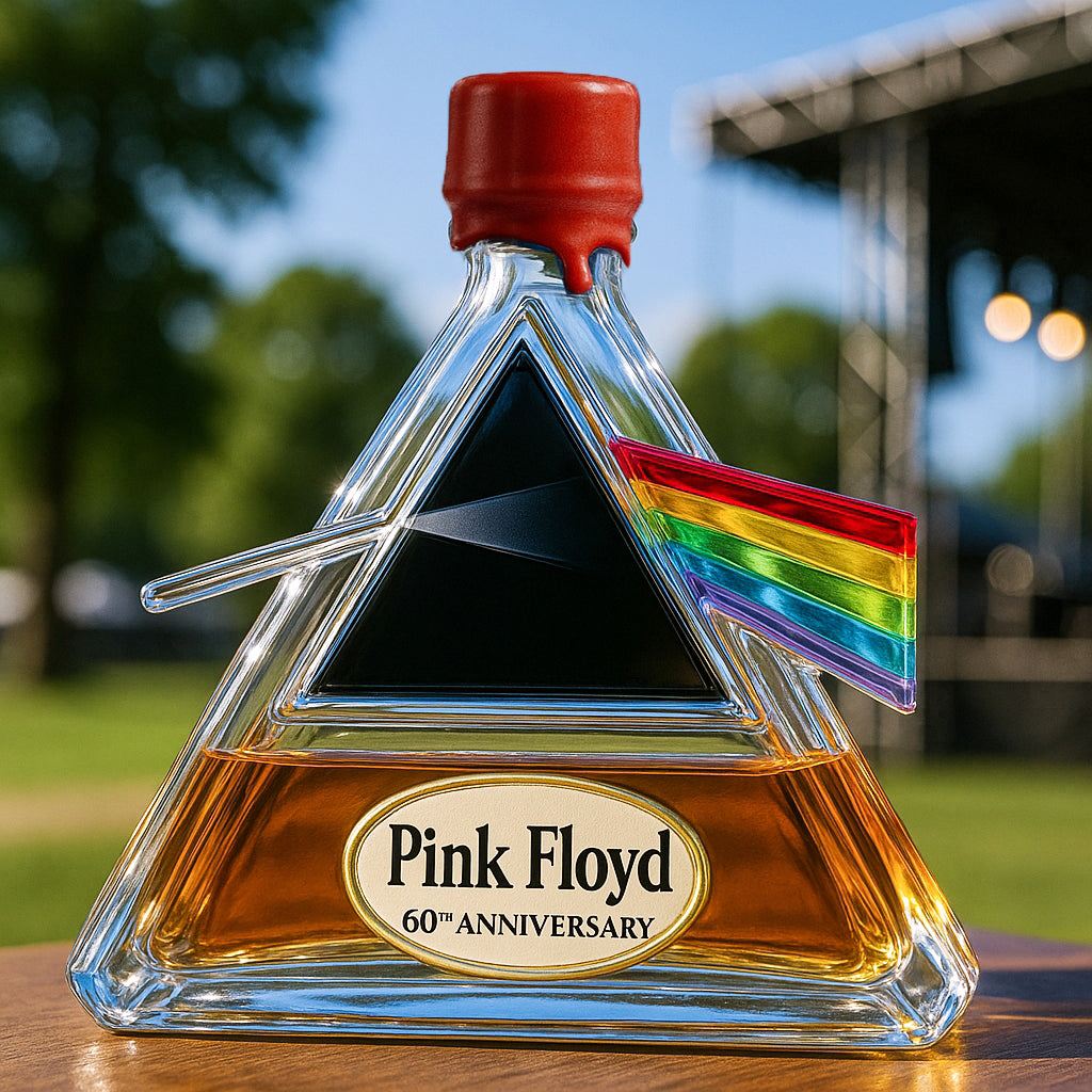 🔥Limited Edition🎁Pink Floyd 60th Anniversary Commemorative Whiskey Bottle