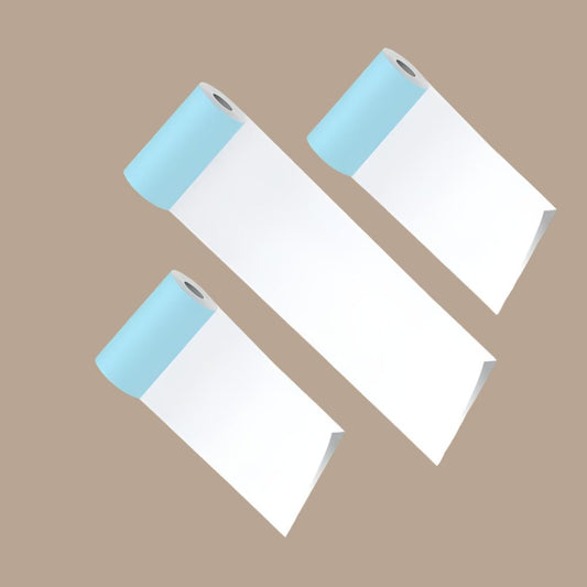 PoooliPaper White Sticky Paper 3 Rolls (or 6 Rolls)