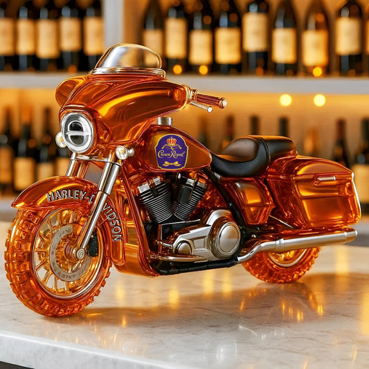 🔥Limited Edition🎁Harley Davidson Motorcycle Whisky Bottle