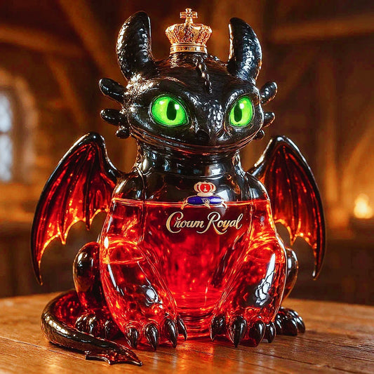 🔥Limited Edition🎁Toothless Collector's Edition Whiskey Decanter