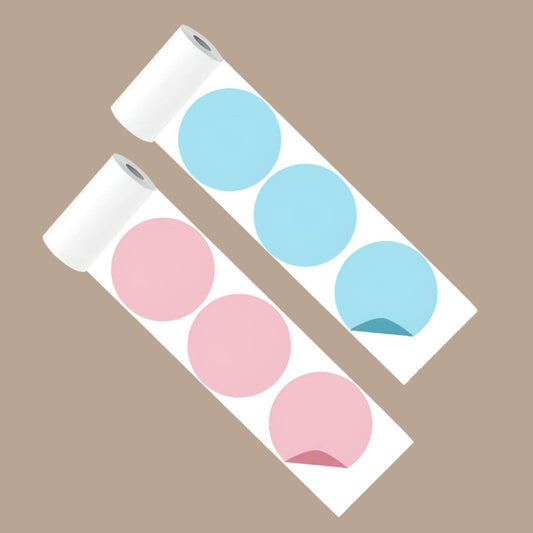 PoooliPaper Circle Sticky Labels