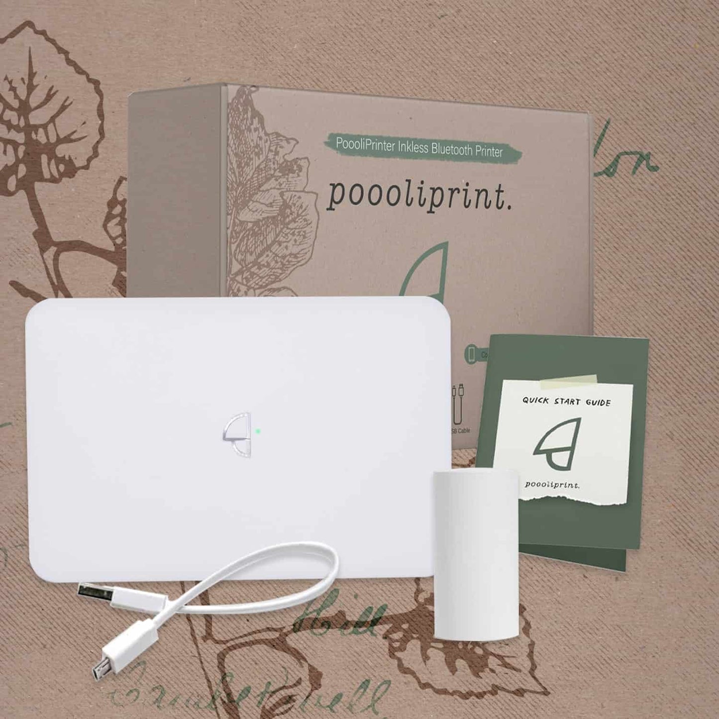 PoooliPrint XL Inkless Pocket Printer + FREE Paper Roll ✨