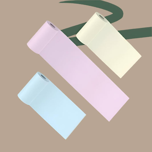 PoooliPaper Colored Paper 3 Rolls (Sticky or Regular)