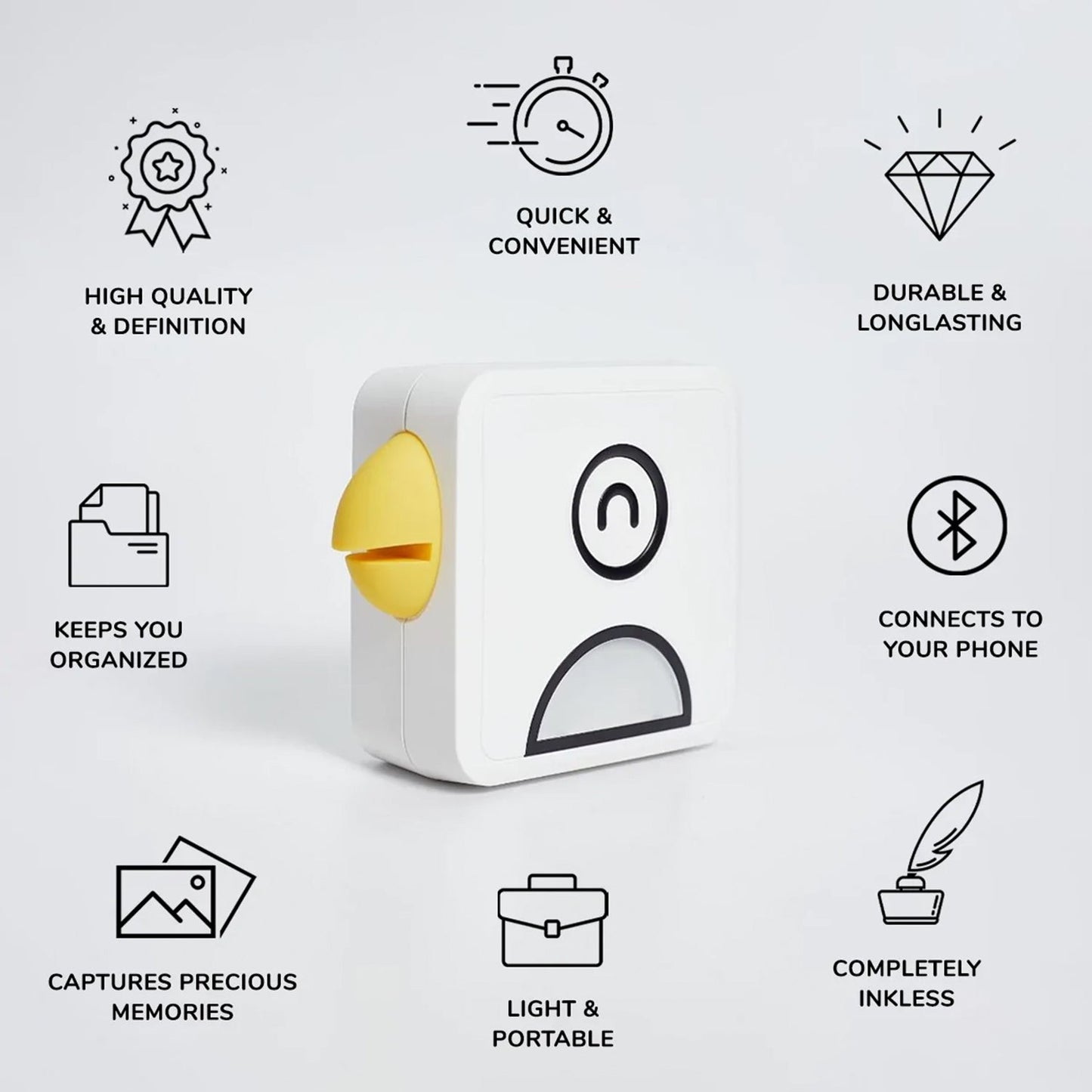 PoooliPrinter L2 Inkless Pocket Printer + 🌟 FREE Paper Roll 🌟